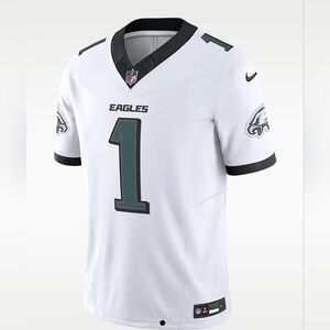 Nike Men's White Philadelphia Eagles Jalen Hurts On The Field Jersey